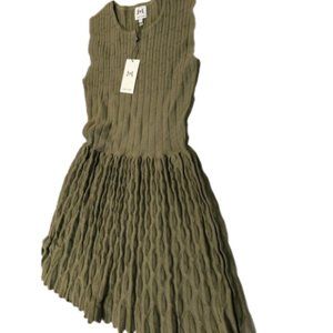 John + Jenn olive green sweater/knit dress size small NWT